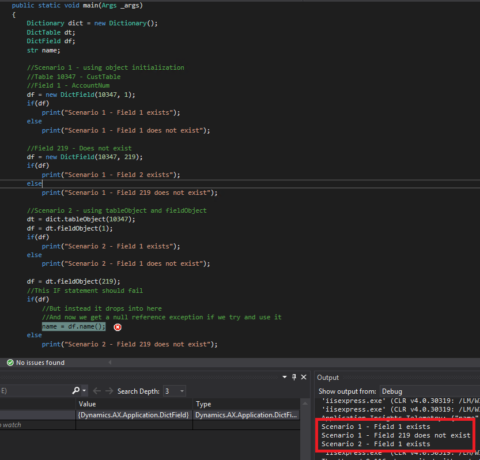 Issue With FieldObject Method on DictTable Class in D365FO - Alex Meyer
